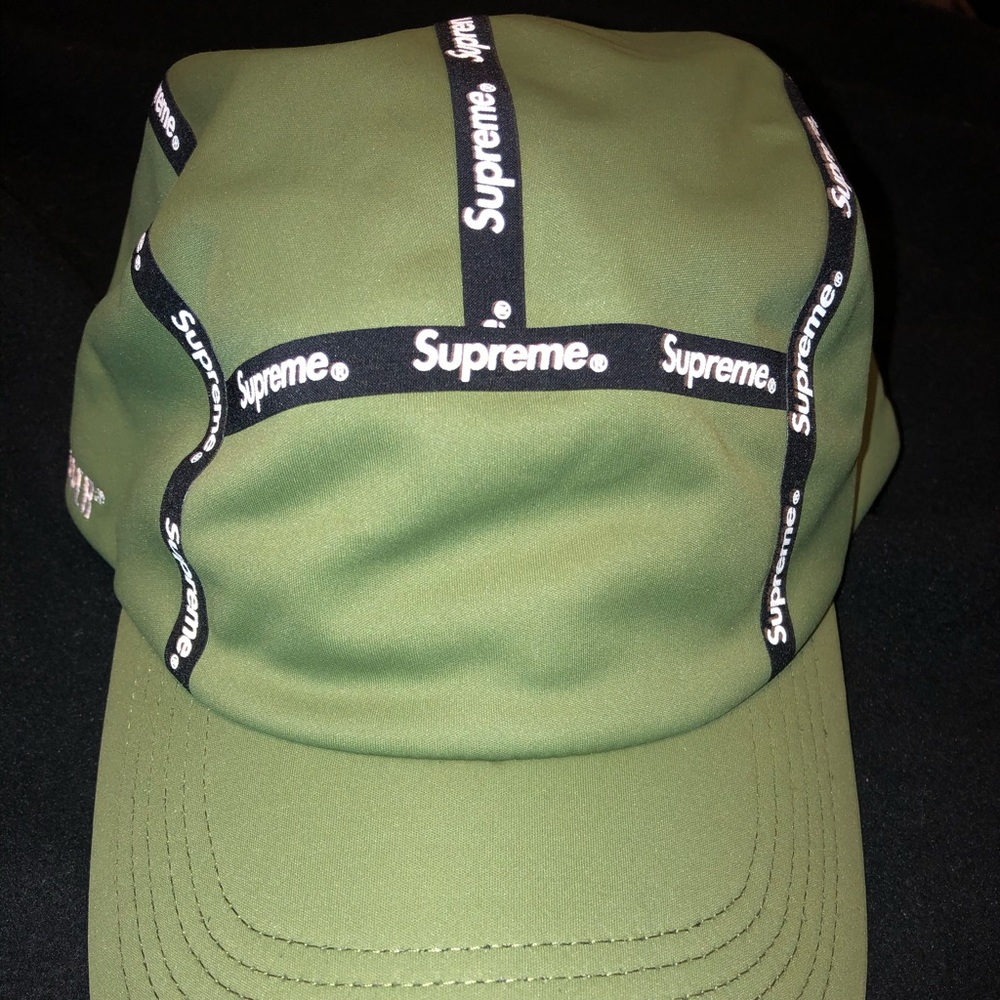 Supreme Taped Seam Windstopper Camp Cap in Olive